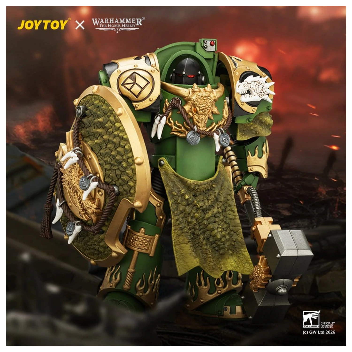 Warhammer The Horus Heresy akcijska figura Salamanders Firedrake Terminator 2 14 cm fotografija proizvoda