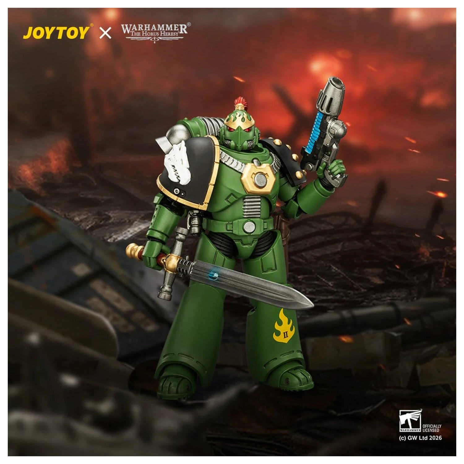 Warhammer The Horus Heresy akcijska figura Salamanders MKVI Tactical Legionary 12 cm fotografija proizvoda