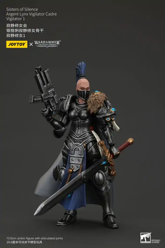 Warhammer The Horus Heresy akcijska figura Sisters of Silence Argent Lynx Vigilator Cadre Vigilator 1 19 cm fotografija proizvoda