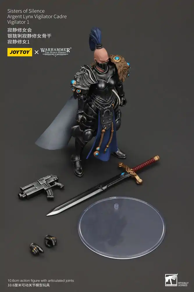 Warhammer The Horus Heresy akcijska figura Sisters of Silence Argent Lynx Vigilator Cadre Vigilator 1 19 cm fotografija proizvoda
