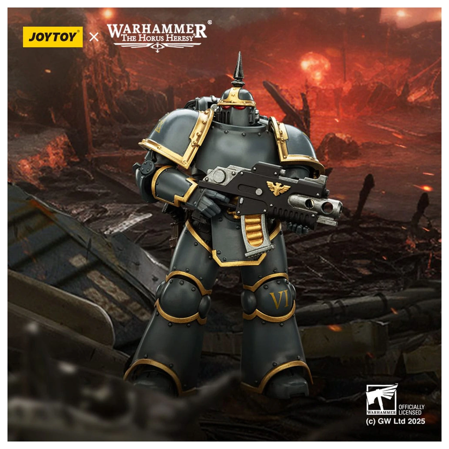 Warhammer The Horus Heresy akcijska figura Space Wolves MK lll Tactical Legionary 12 cm fotografija proizvoda