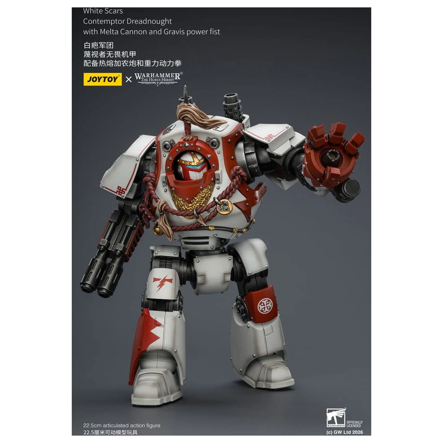 Warhammer The Horus Heresy akcijska figura White Scars Contemptor Dreadnought 23 cm fotografija proizvoda