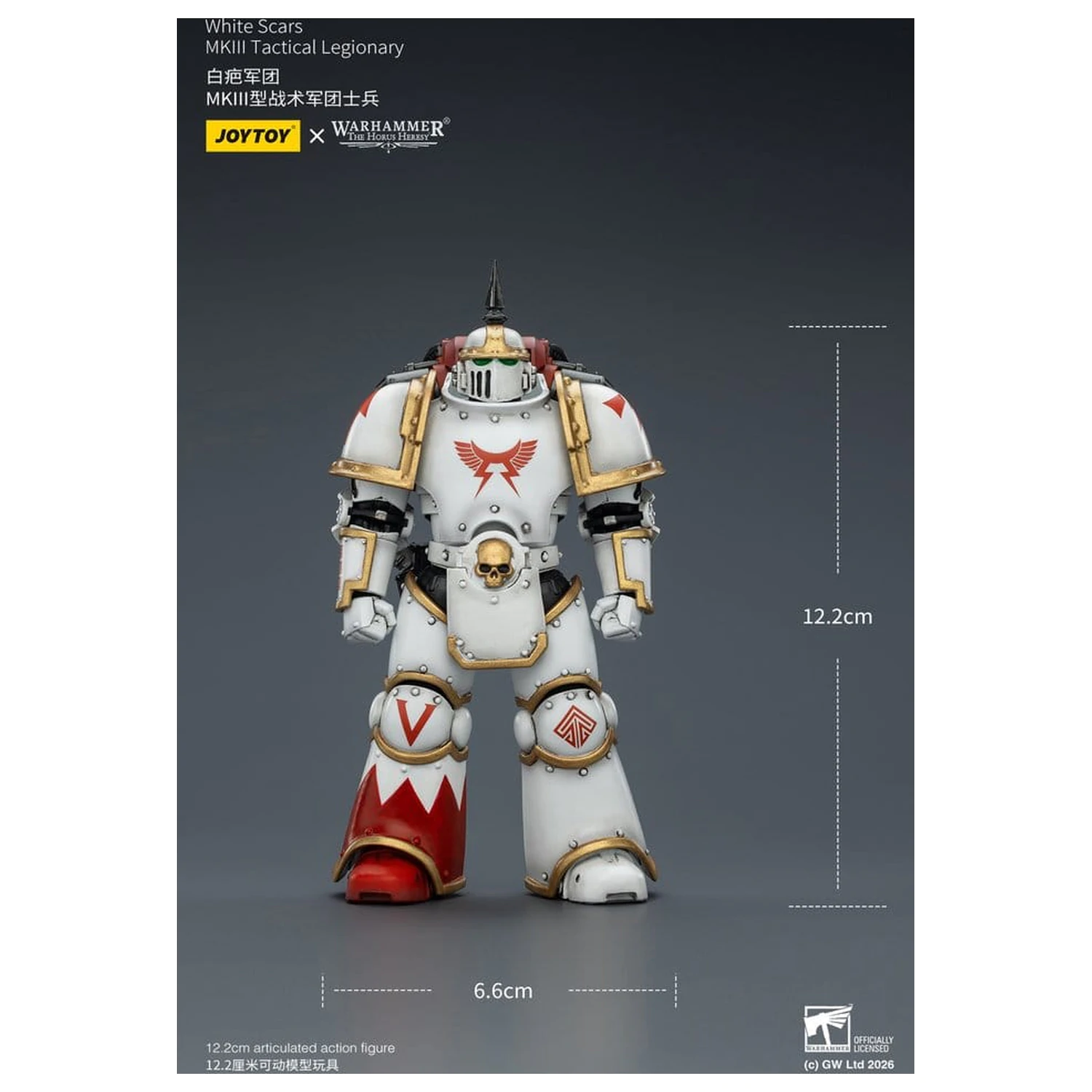 Warhammer The Horus Heresy akcijska figura White Scars MKIII Tactical Legionary 12 cm fotografija proizvoda