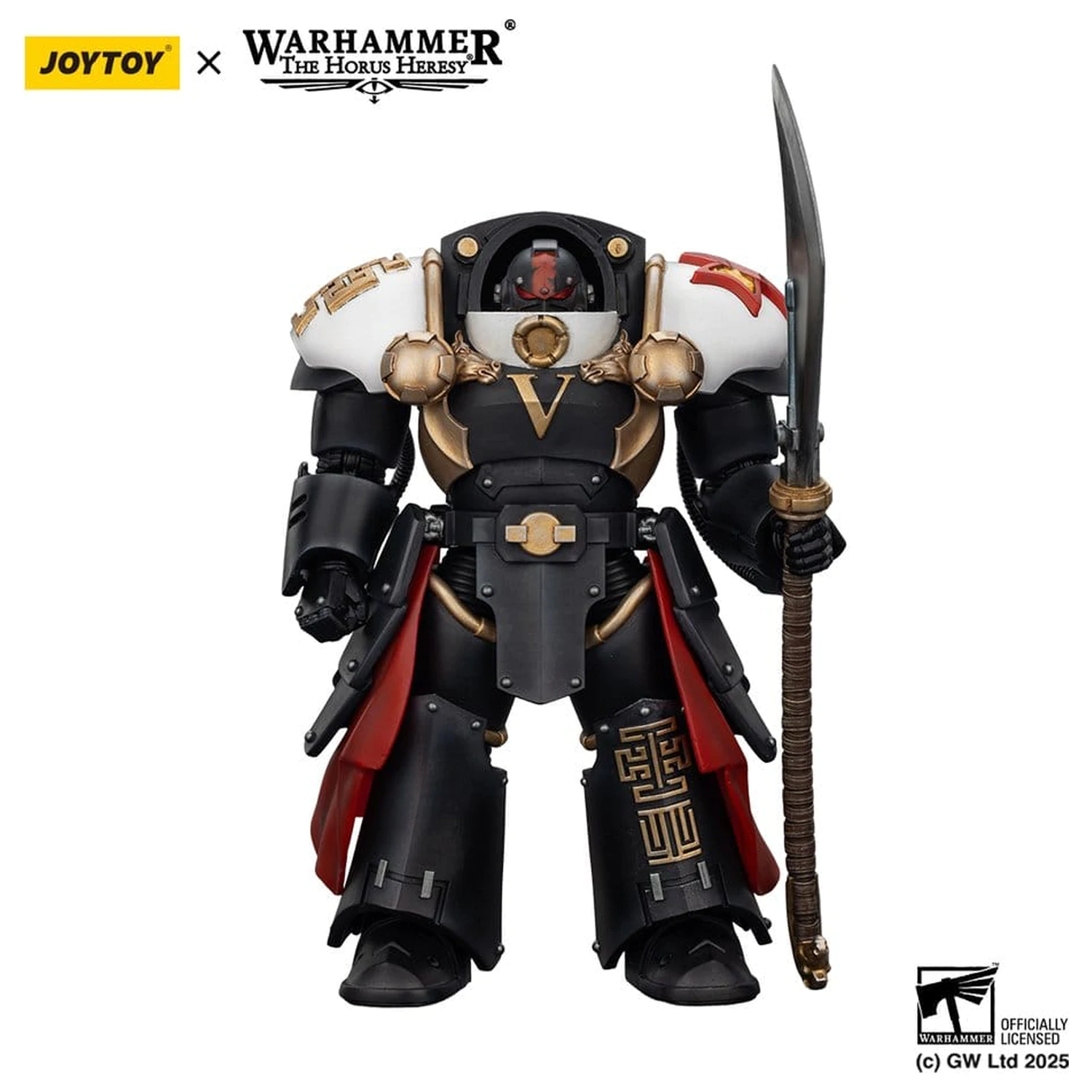 Warhammer The Horus Heresy akcijska figura White Scars Ebon Keshig Terminator 1 s energetskom glebom 13 cm fotografija proizvoda