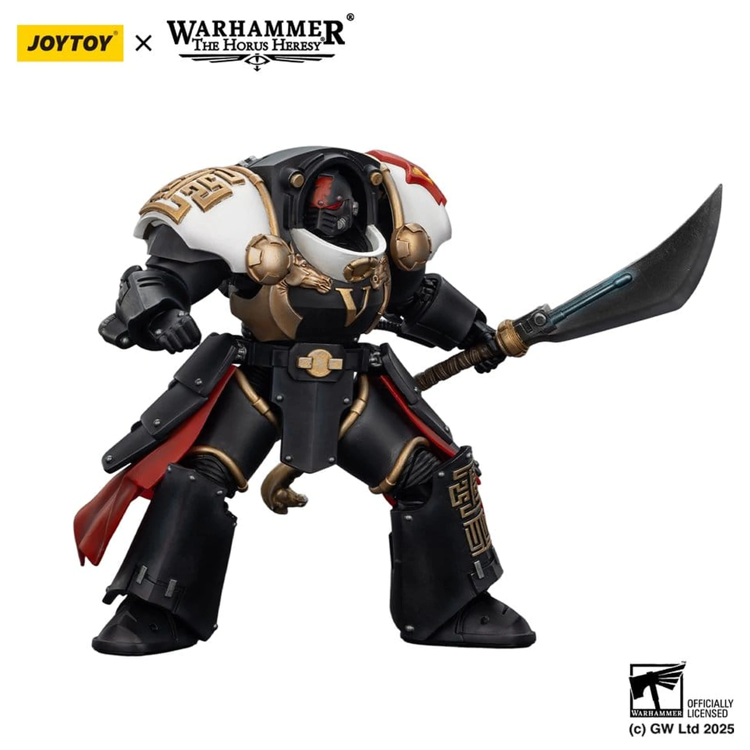 Warhammer The Horus Heresy akcijska figura White Scars Ebon Keshig Terminator 1 s energetskom glebom 13 cm fotografija proizvoda