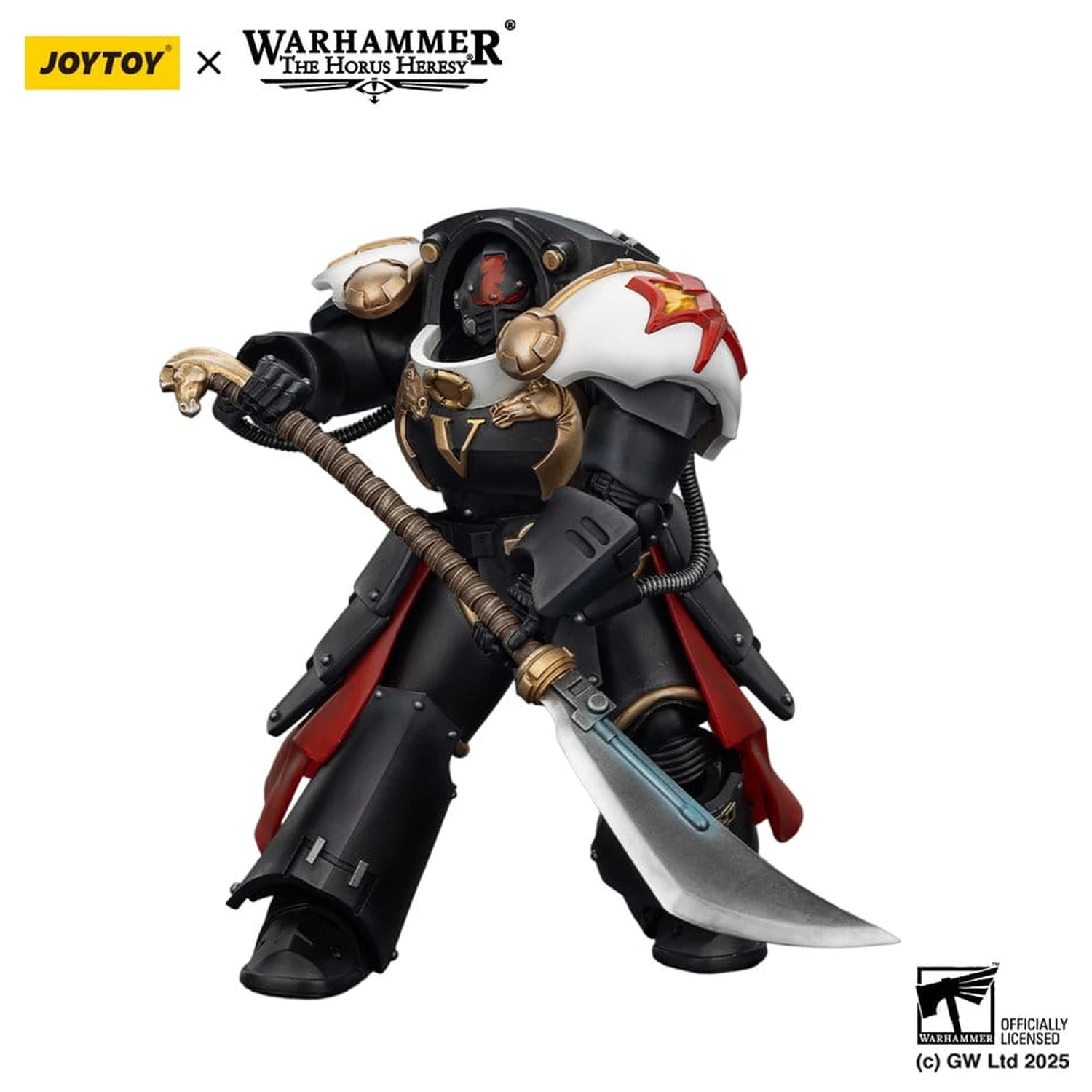 Warhammer The Horus Heresy akcijska figura White Scars Ebon Keshig Terminator 1 s energetskom glebom 13 cm fotografija proizvoda