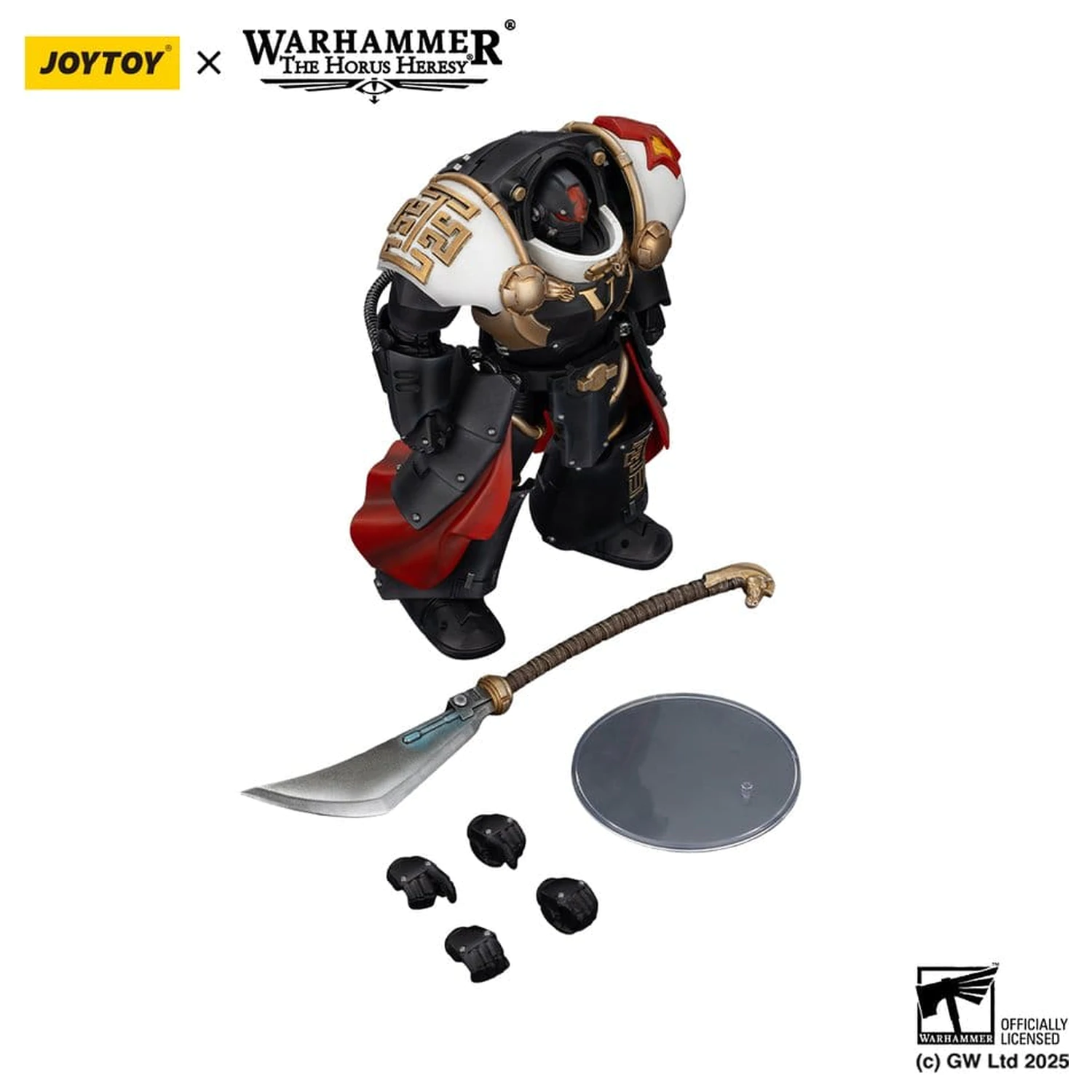 Warhammer The Horus Heresy akcijska figura White Scars Ebon Keshig Terminator 1 s energetskom glebom 13 cm fotografija proizvoda