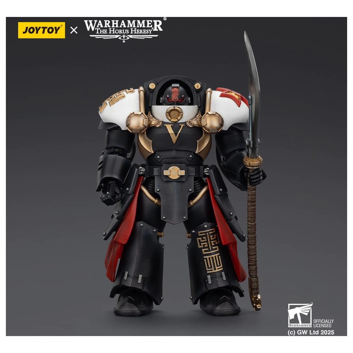 Warhammer The Horus Heresy akcijska figura White Scars Ebon Keshig Terminator 1 s energetskom glebom 13 cm fotografija proizvoda