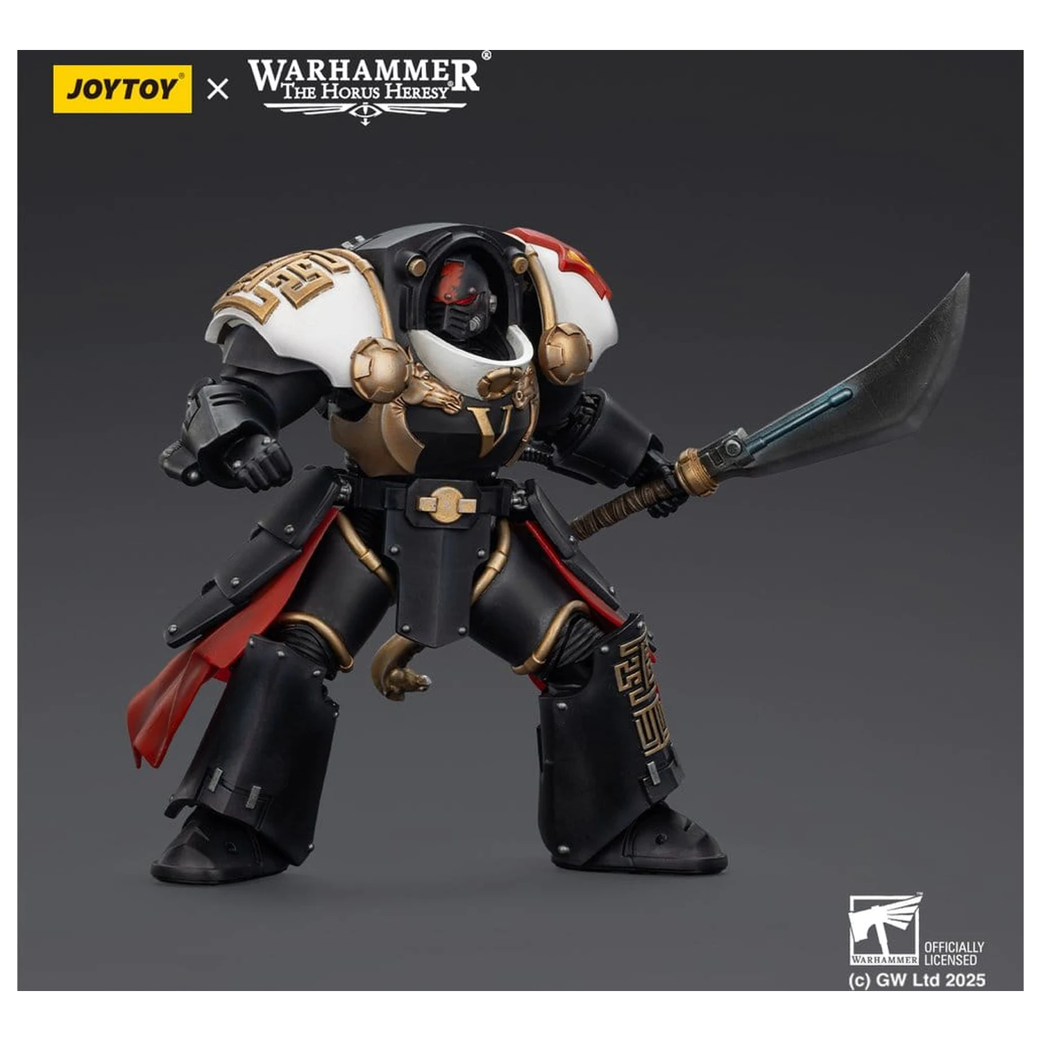 Warhammer The Horus Heresy akcijska figura White Scars Ebon Keshig Terminator 1 s energetskom glebom 13 cm fotografija proizvoda
