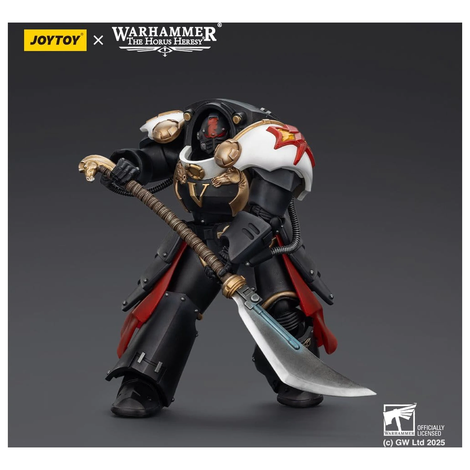 Warhammer The Horus Heresy akcijska figura White Scars Ebon Keshig Terminator 1 s energetskom glebom 13 cm fotografija proizvoda