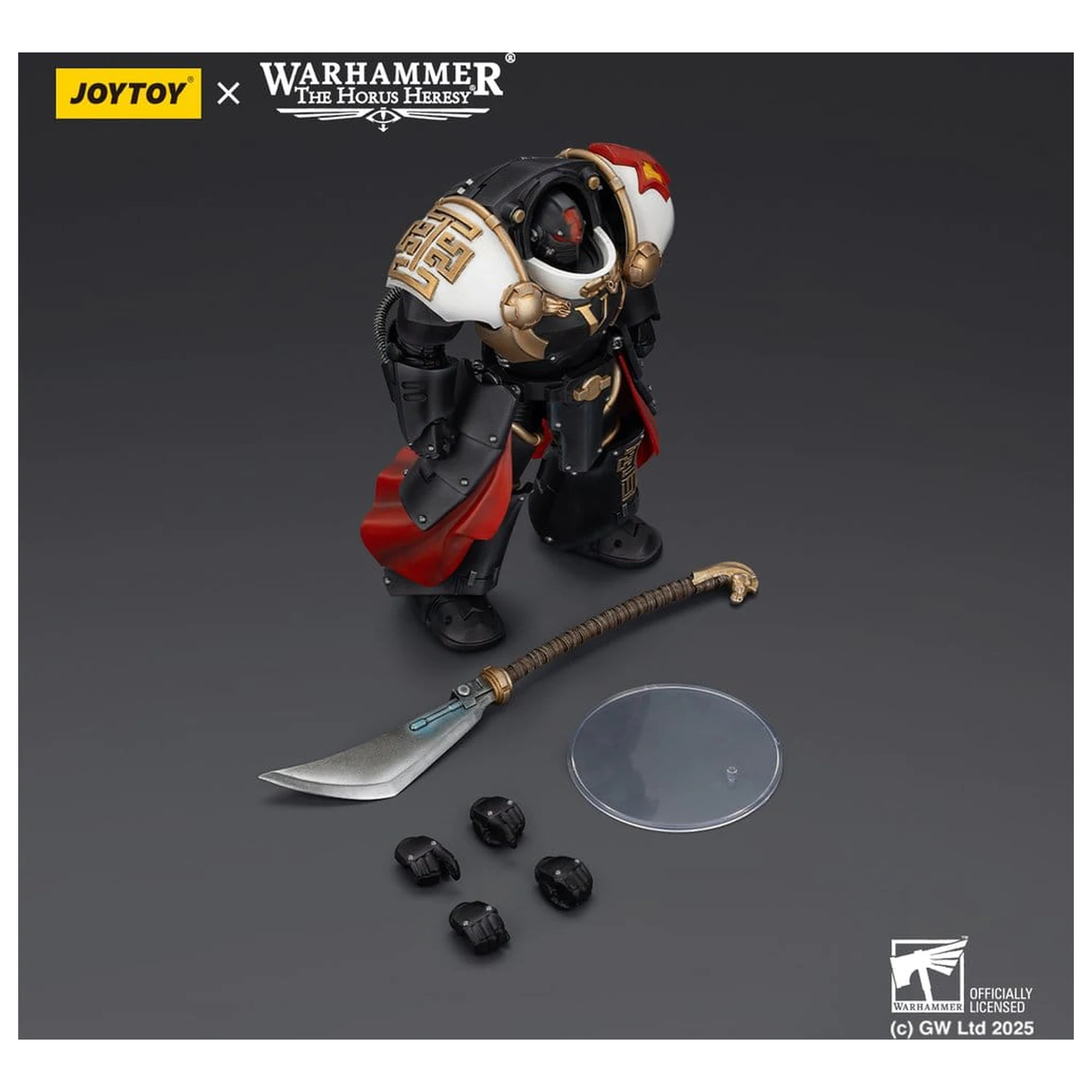 Warhammer The Horus Heresy akcijska figura White Scars Ebon Keshig Terminator 1 s energetskom glebom 13 cm fotografija proizvoda