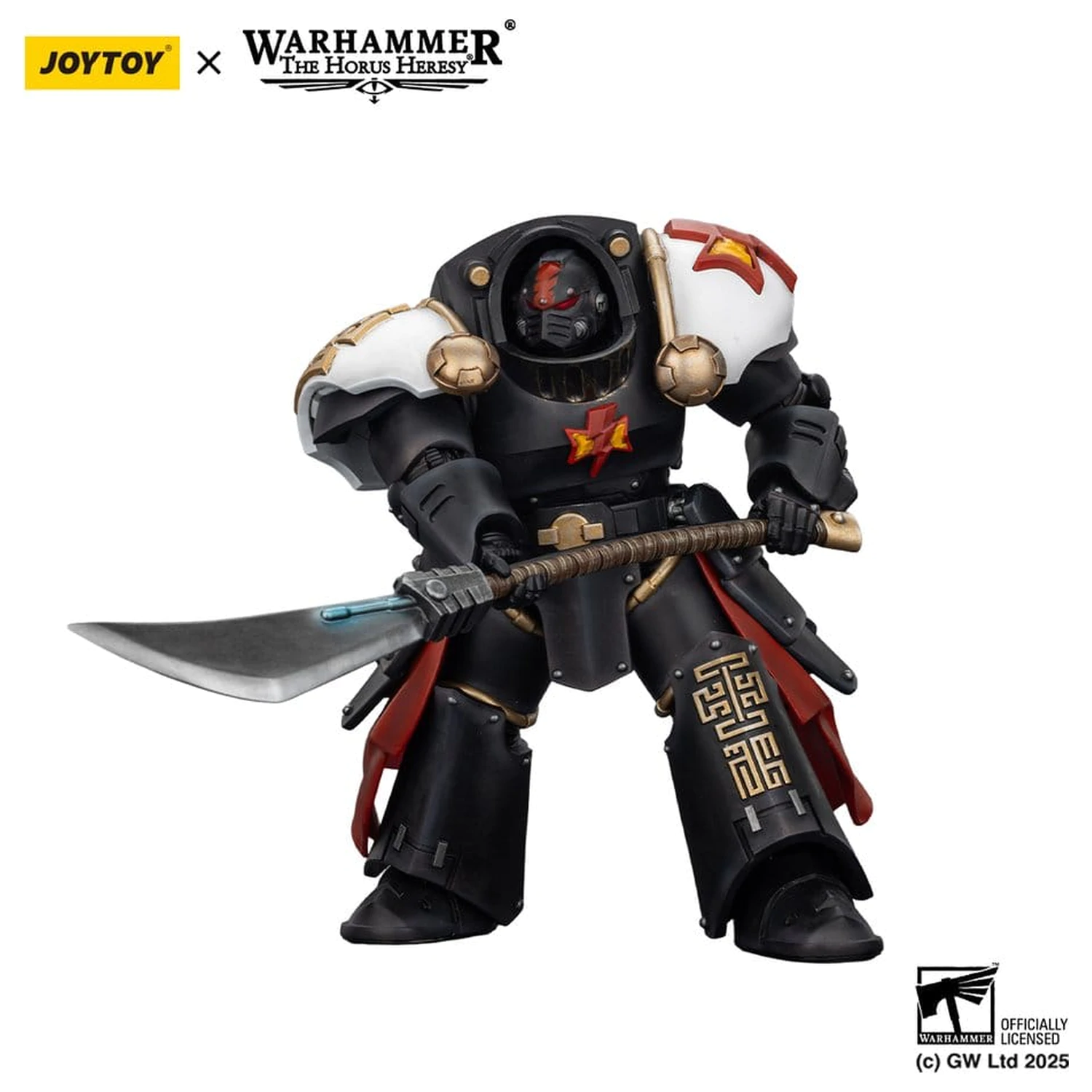 Warhammer The Horus Heresy akcijska figura White Scars Ebon Keshig Terminator 2 s energetskim glaiveom 13 cm fotografija proizvoda