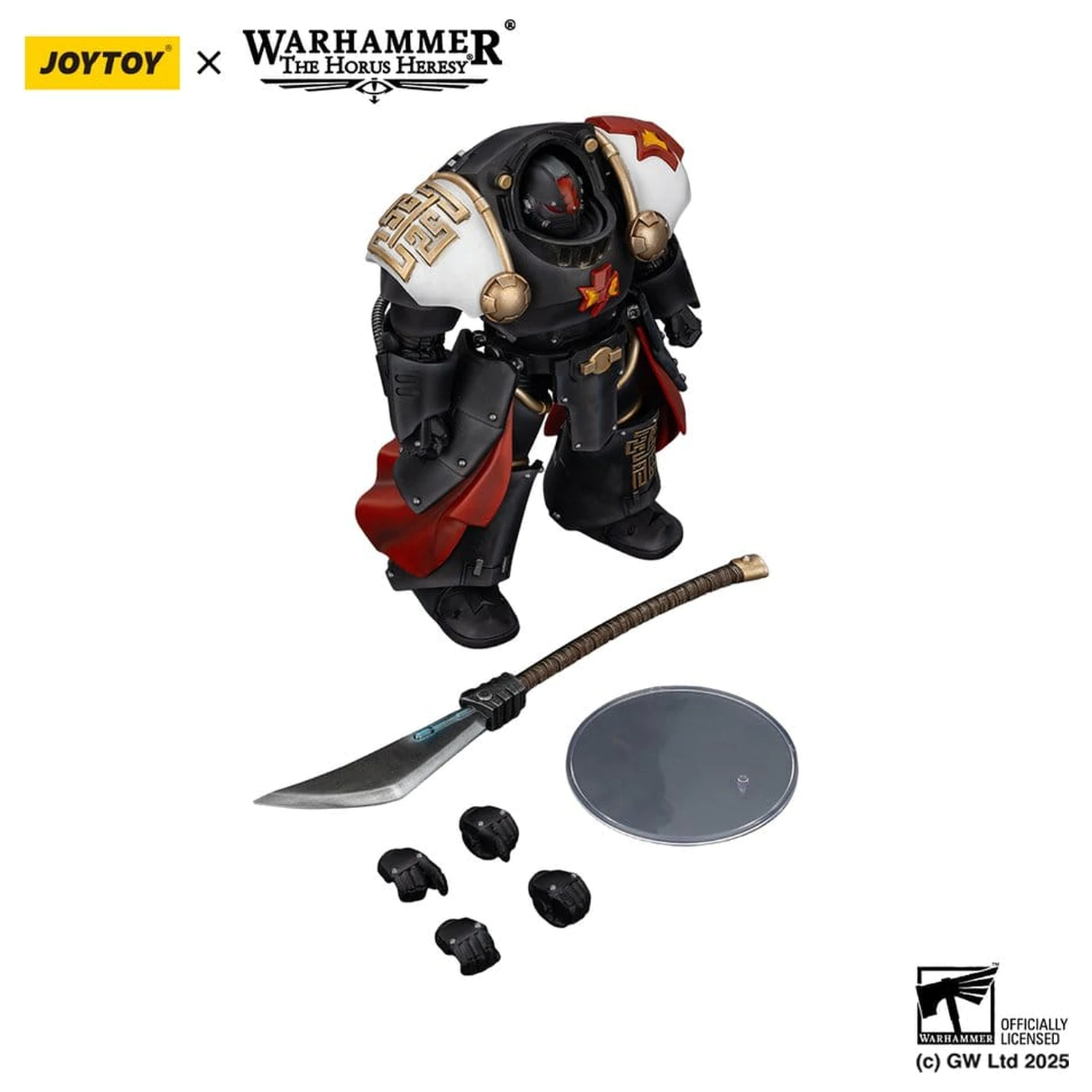 Warhammer The Horus Heresy akcijska figura White Scars Ebon Keshig Terminator 2 s energetskim glaiveom 13 cm fotografija proizvoda