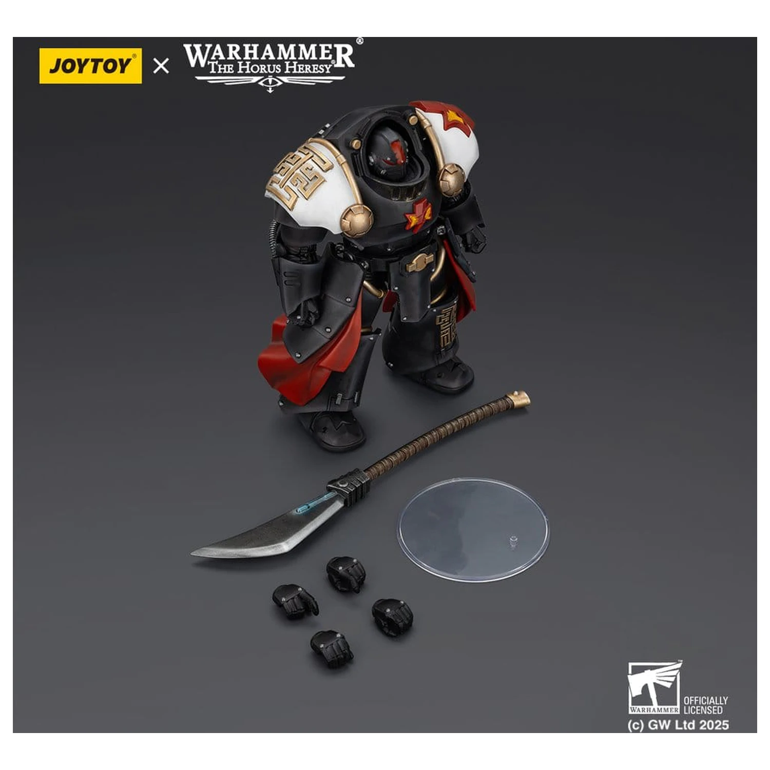 Warhammer The Horus Heresy akcijska figura White Scars Ebon Keshig Terminator 2 s energetskim glaiveom 13 cm fotografija proizvoda