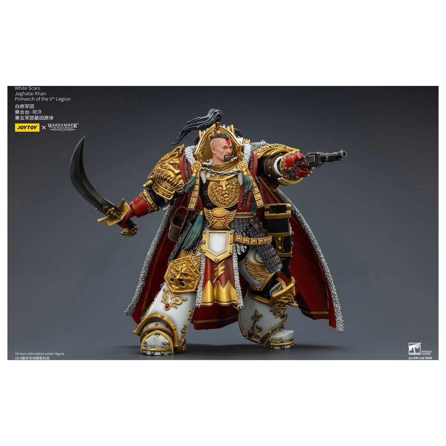 Warhammer The Horus Heresy akcijska figura White Scars Jaghatai Khan Primarch of the Vth Legion 19 cm fotografija proizvoda