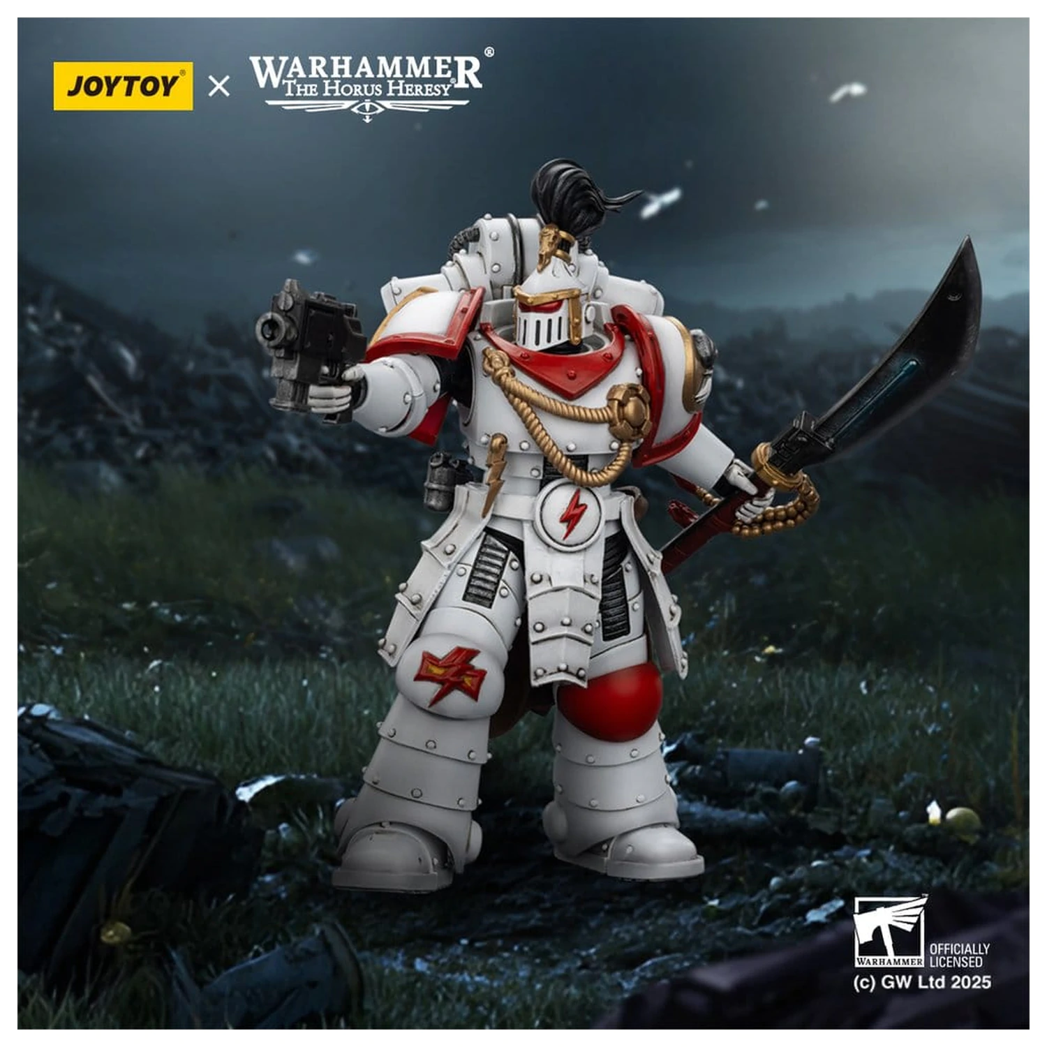 Warhammer The Horus Heresy akcijska figura White Scars Legion Praetor 12 cm fotografija proizvoda