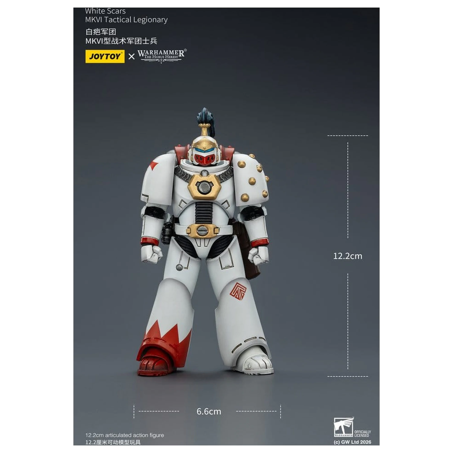 Warhammer The Horus Heresy akcijska figura White Scars MKVI Taktički Legionar 12 cm fotografija proizvoda