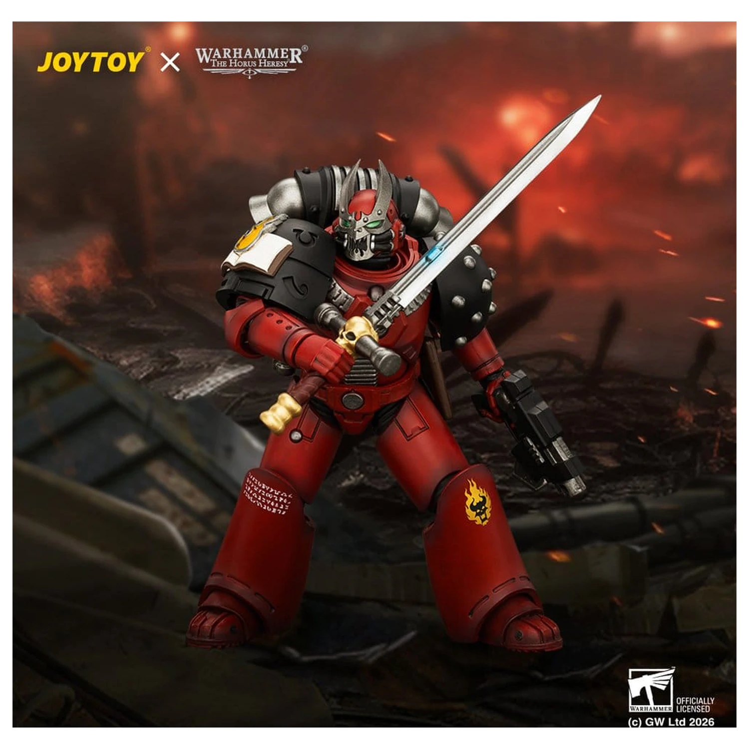 Warhammer The Horus Heresy Word Bearers figura MkVI Tactical Sergeant 12 cm fotografija proizvoda