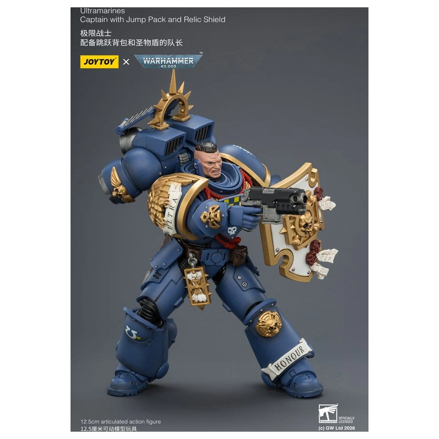Warhammer akcijska figura Ultramarines Captain 13 cm fotografija proizvoda