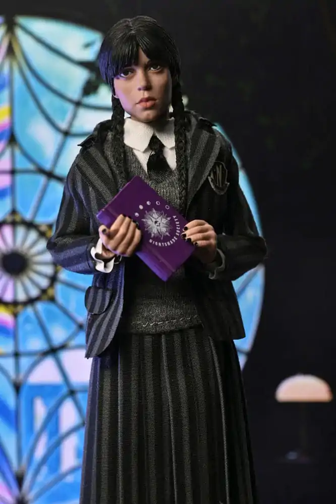 Wednesday Action Figures 2 Pack Wednesday Addams (Nevermore Uniform) and Enid 20 cm Figurice fotografija proizvoda