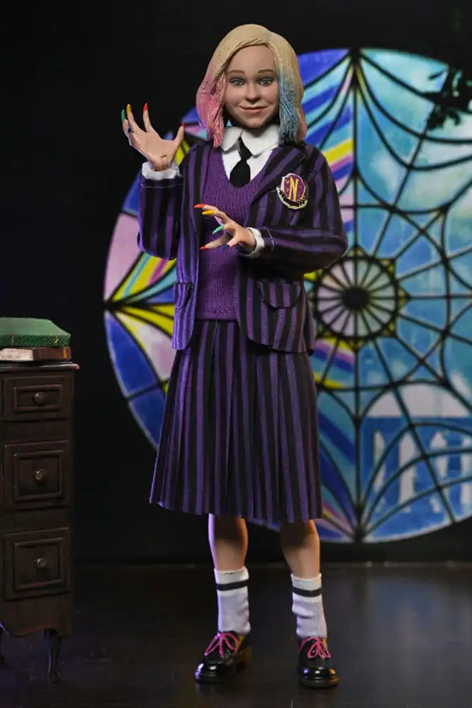 Wednesday Action Figures 2 Pack Wednesday Addams (Nevermore Uniform) and Enid 20 cm Figurice fotografija proizvoda