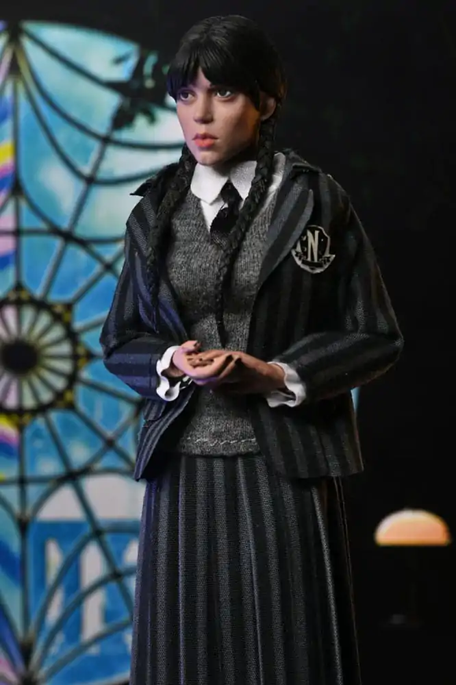 Wednesday Action Figures 2 Pack Wednesday Addams (Nevermore Uniform) and Enid 20 cm Figurice fotografija proizvoda