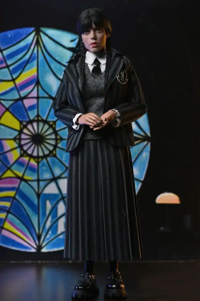 Wednesday Action Figures 2 Pack Wednesday Addams (Nevermore Uniform) and Enid 20 cm Figurice fotografija proizvoda