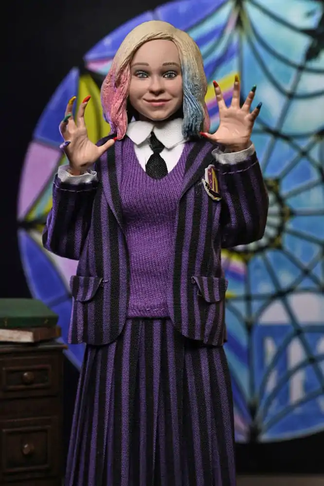 Wednesday Action Figures 2 Pack Wednesday Addams (Nevermore Uniform) and Enid 20 cm Figurice fotografija proizvoda