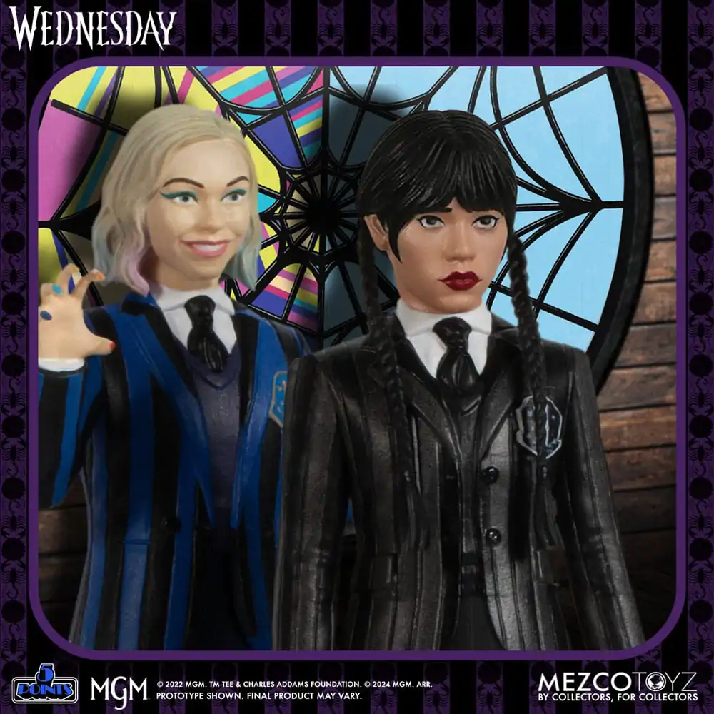 Wednesday 5 Points Figura Wednesday & Enid Boxed Set 10 cm fotografija proizvoda