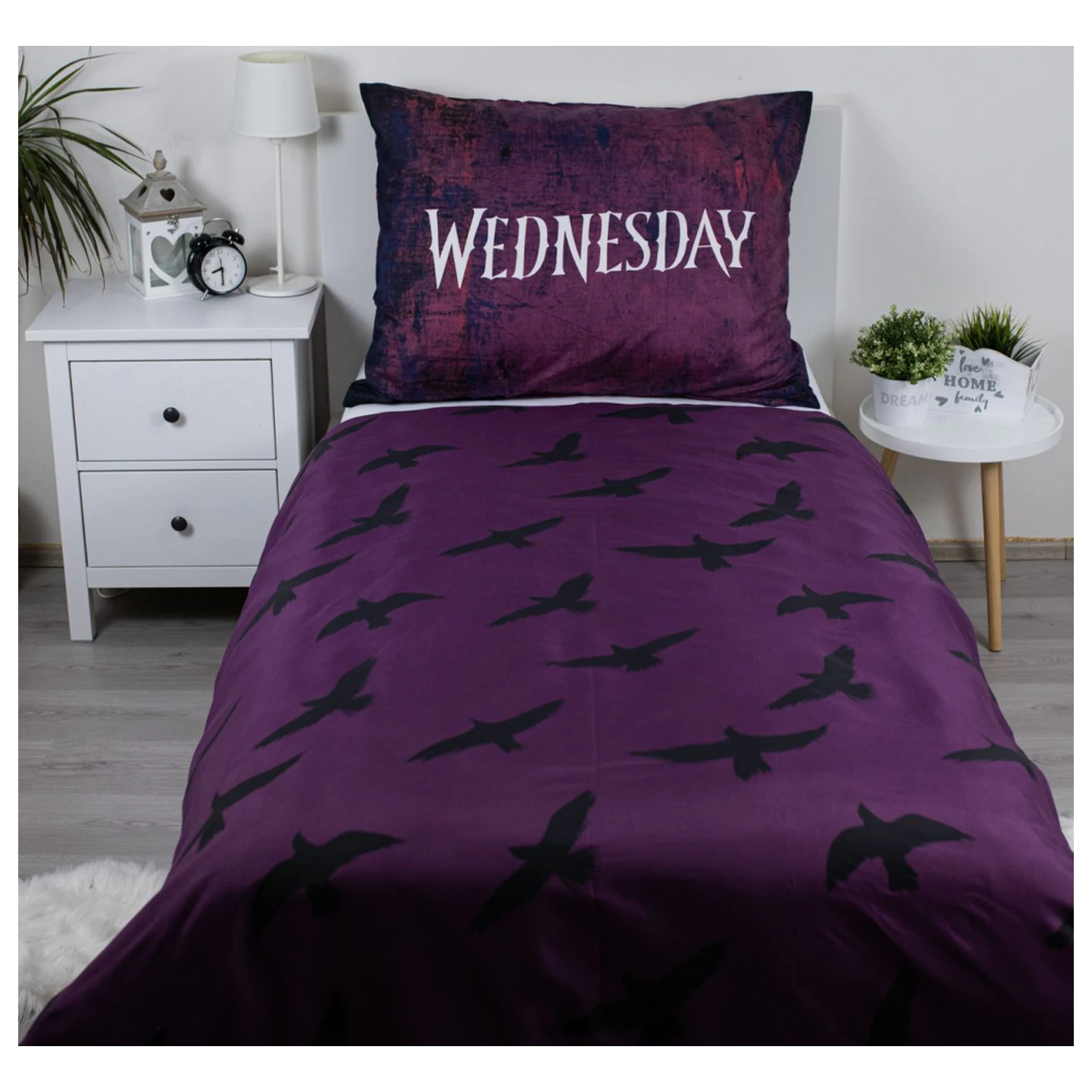 Wednesday Raven navlaka za poplun od mikrofibre fotografija proizvoda