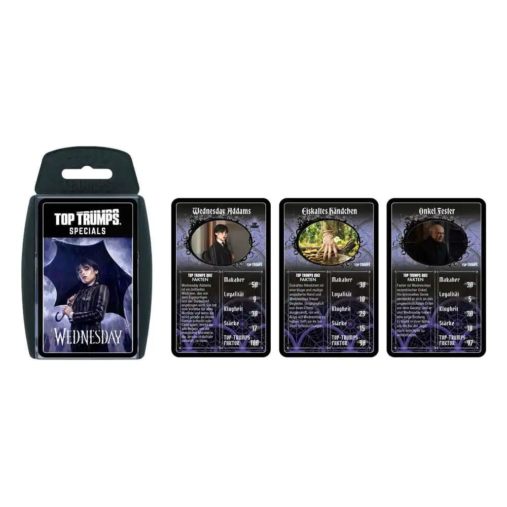 Wednesday Card Game Top Trumps *German Version* - kartaška igra, njemačka verzija fotografija proizvoda