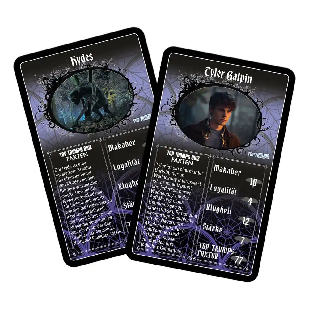 Wednesday Card Game Top Trumps *German Version* - kartaška igra, njemačka verzija fotografija proizvoda