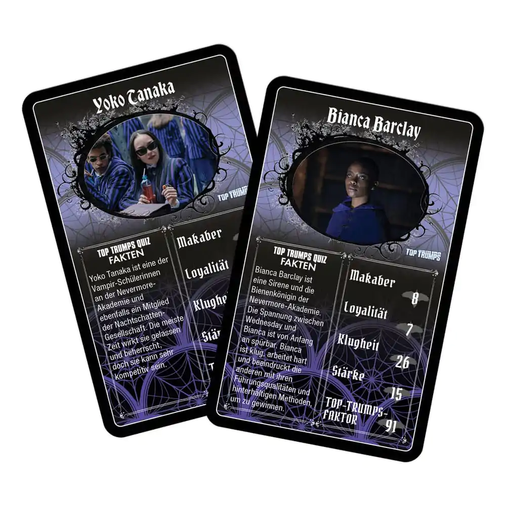 Wednesday Card Game Top Trumps *German Version* - kartaška igra, njemačka verzija fotografija proizvoda