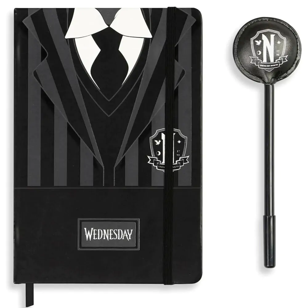 "Wednesday Uniform dnevnik + set kemijske olovke" fotografija proizvoda