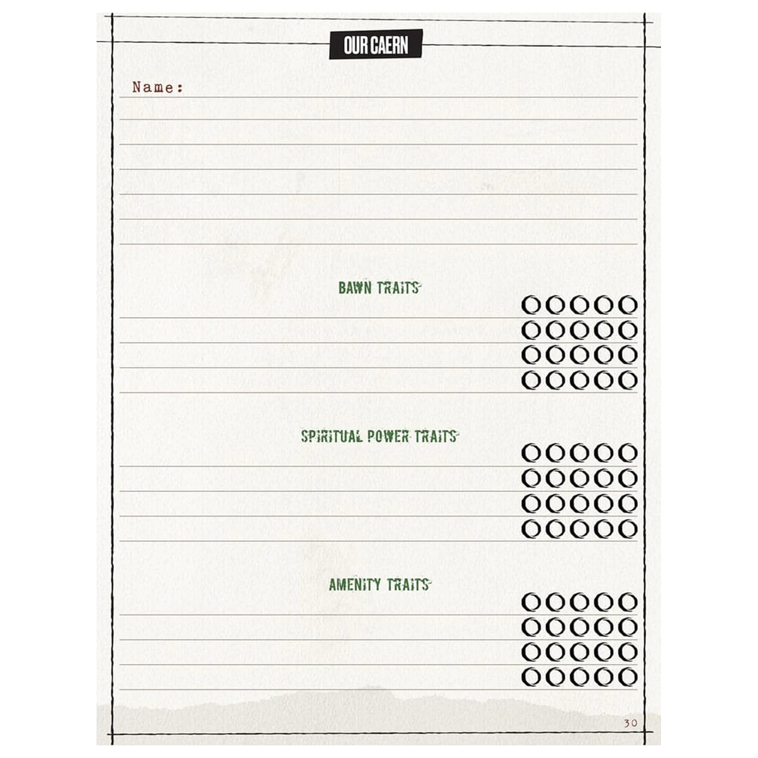 Werewolf: The Apocalypse 5th Edition RPG bilježnica proširena bilježnica za likove *Englische Version* fotografija proizvoda