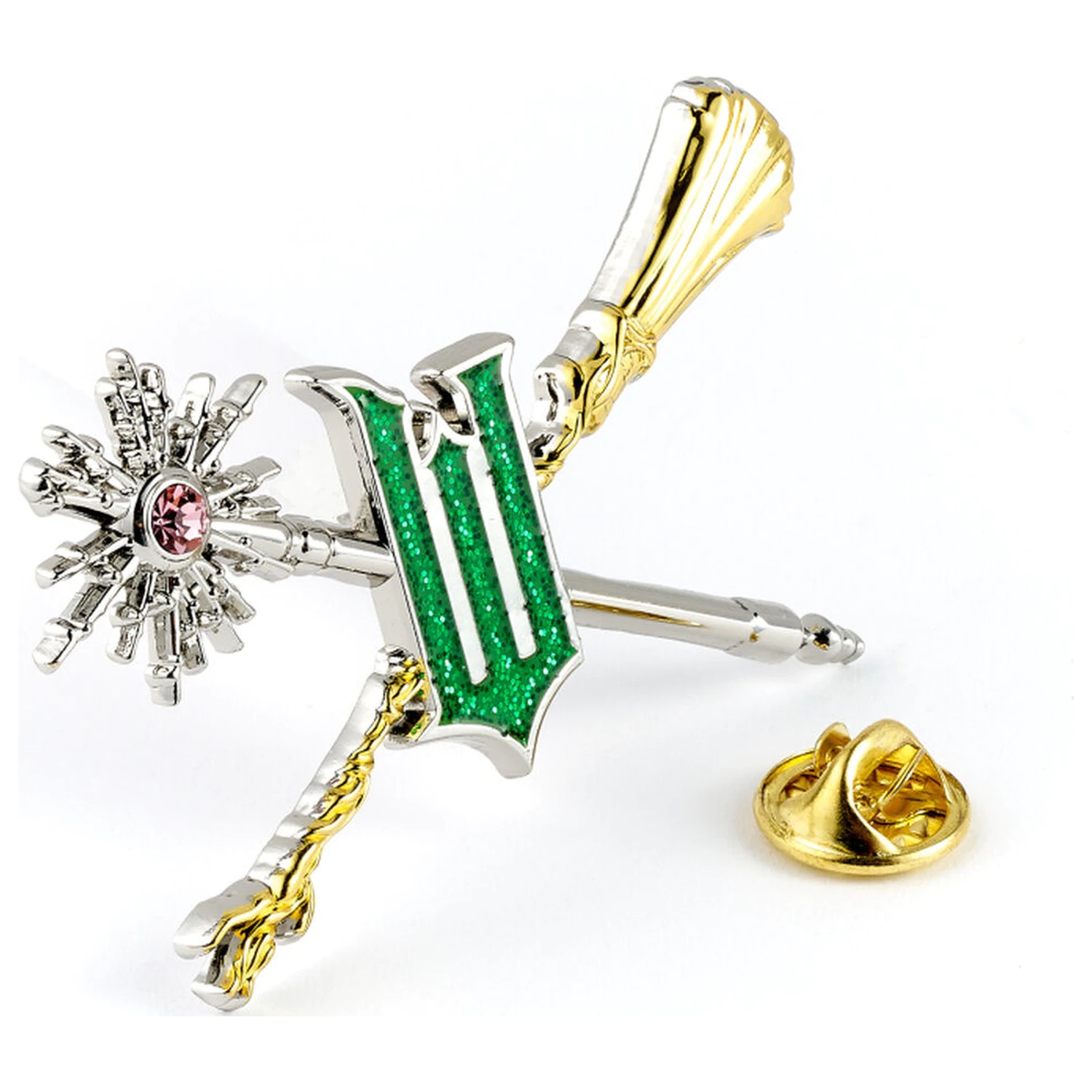 Wicked For Good značka za iglu u obliku štapića i metle fotografija proizvoda