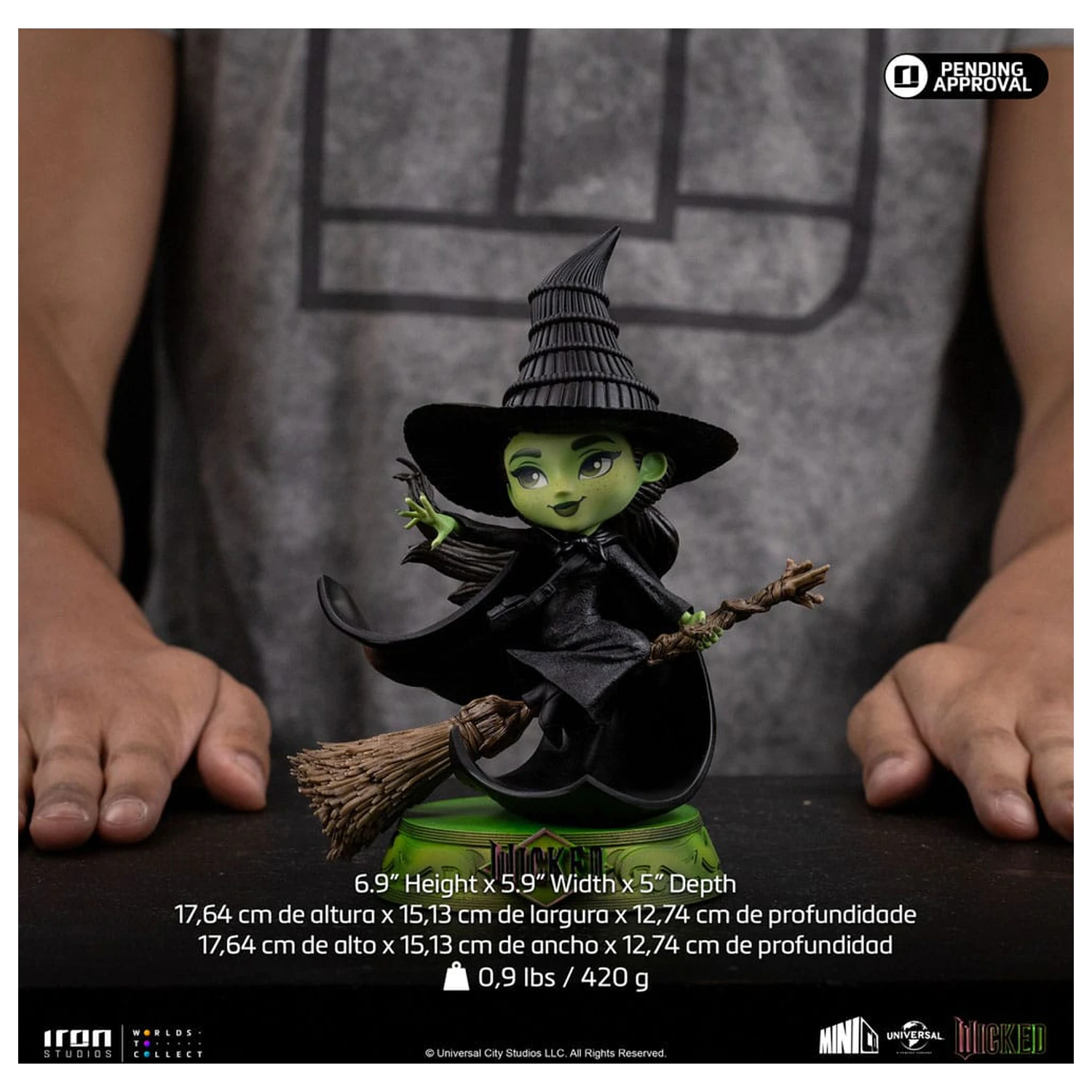 Wicked Mini Co. PVC Figura Elphaba 18 cm fotografija proizvoda