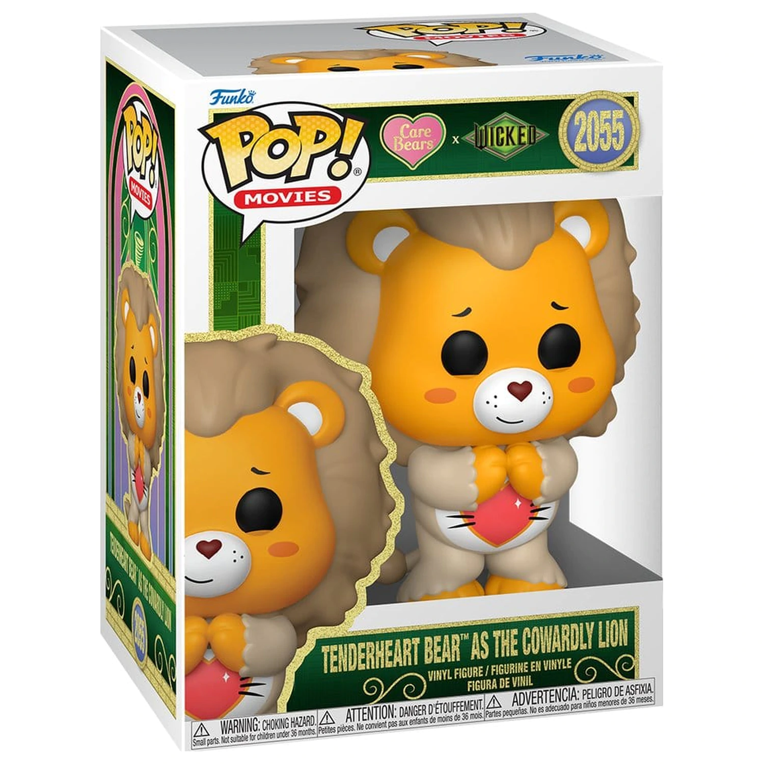 Wicked x Care Bears Funko POP! Vinyl figurica Tenderheart Bear kao Cowardly Lion 9 cm fotografija proizvoda