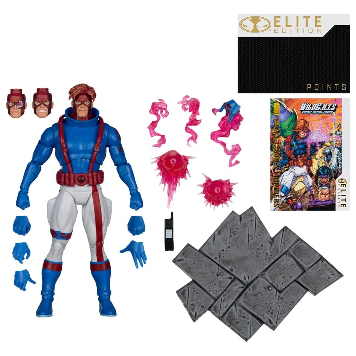 WildC.A.T.S Elite Edition Image Comic Founders Series Deluxe akcijska figura Spartan 19 cm fotografija proizvoda