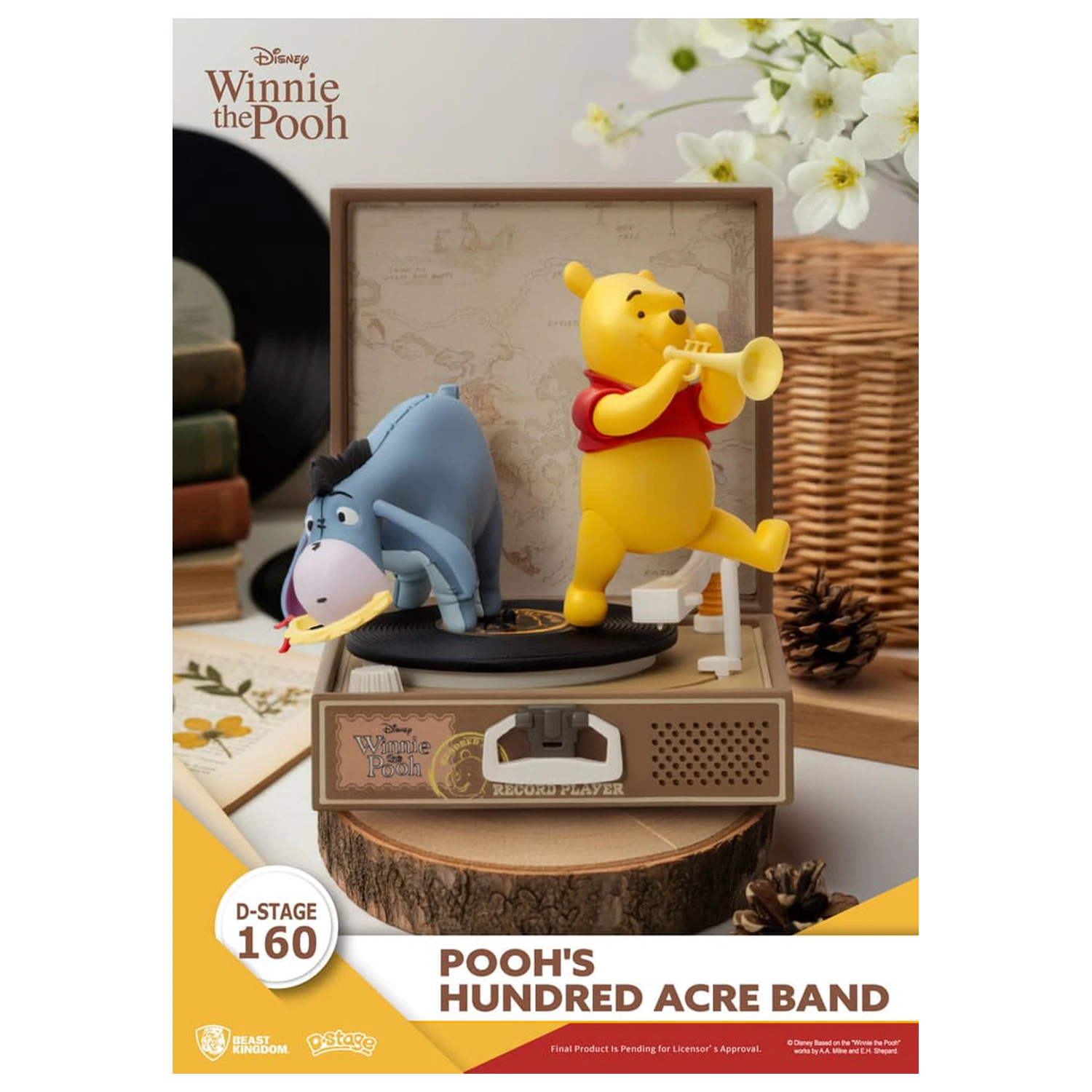 Winnie the Pooh Record Player Series PVC figura Pooh's Hundred Acre Band 12 cm fotografija proizvoda