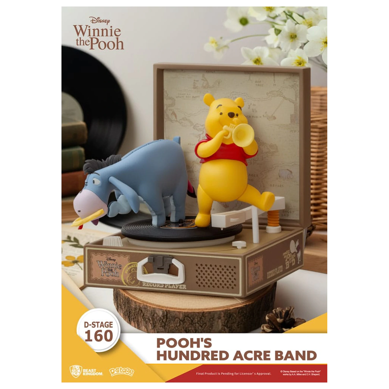 Winnie the Pooh Record Player Series PVC figura Pooh's Hundred Acre Band 12 cm fotografija proizvoda