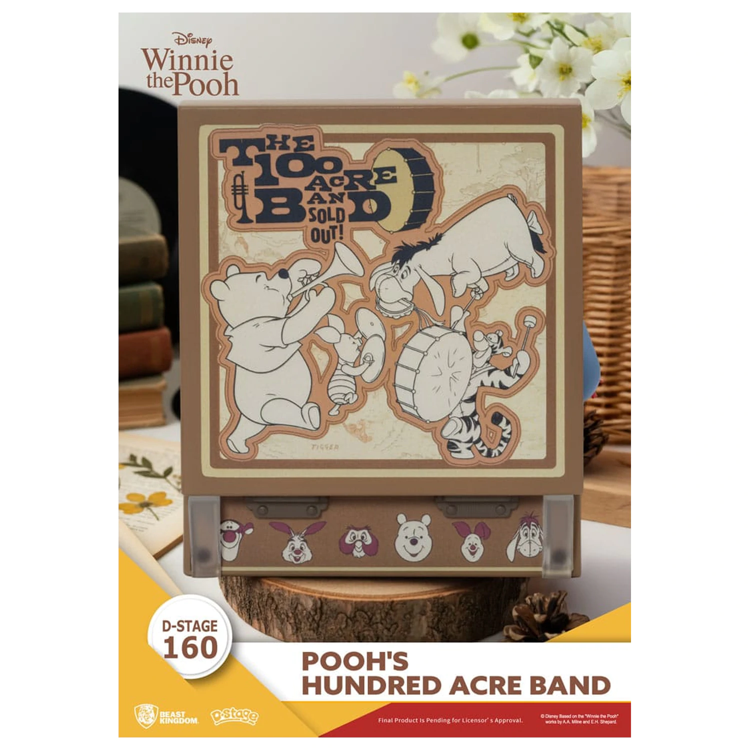 Winnie the Pooh Record Player Series PVC figura Pooh's Hundred Acre Band 12 cm fotografija proizvoda