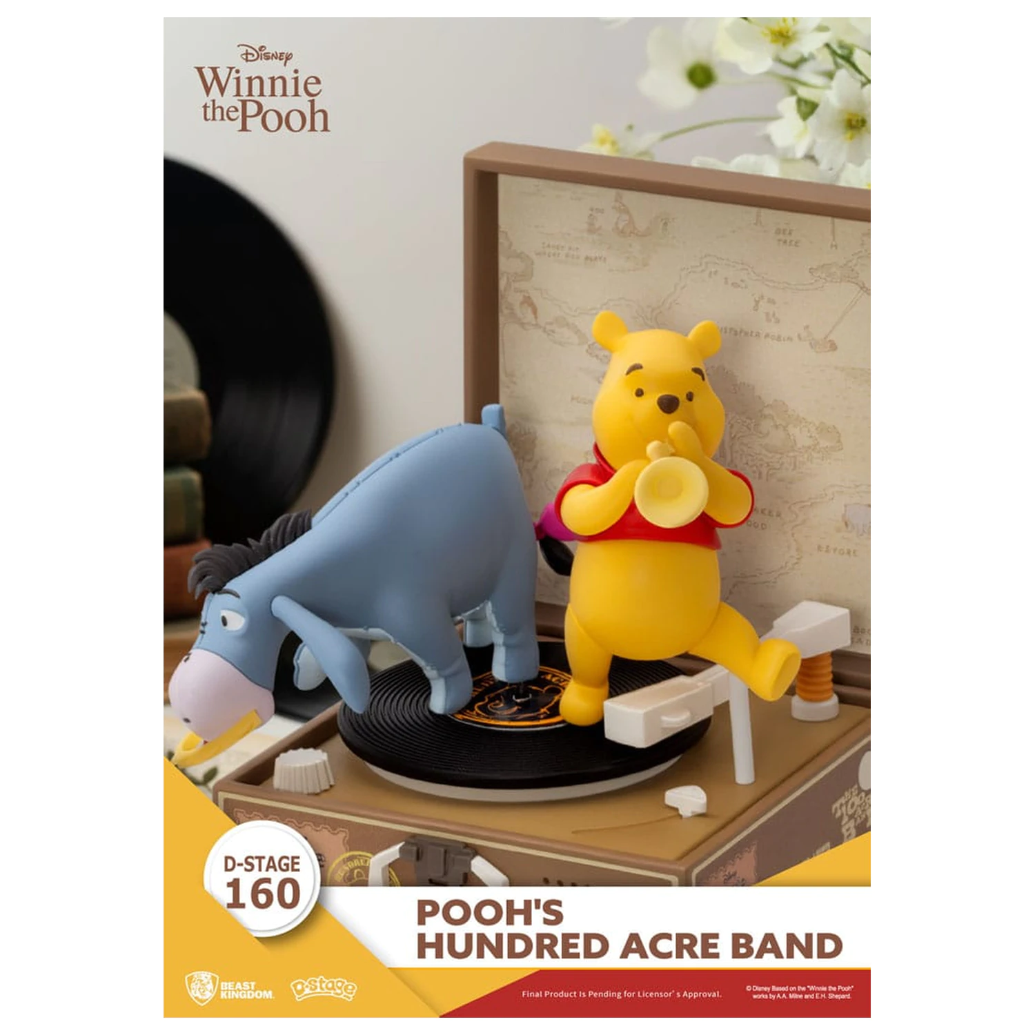 Winnie the Pooh Record Player Series PVC figura Pooh's Hundred Acre Band 12 cm fotografija proizvoda