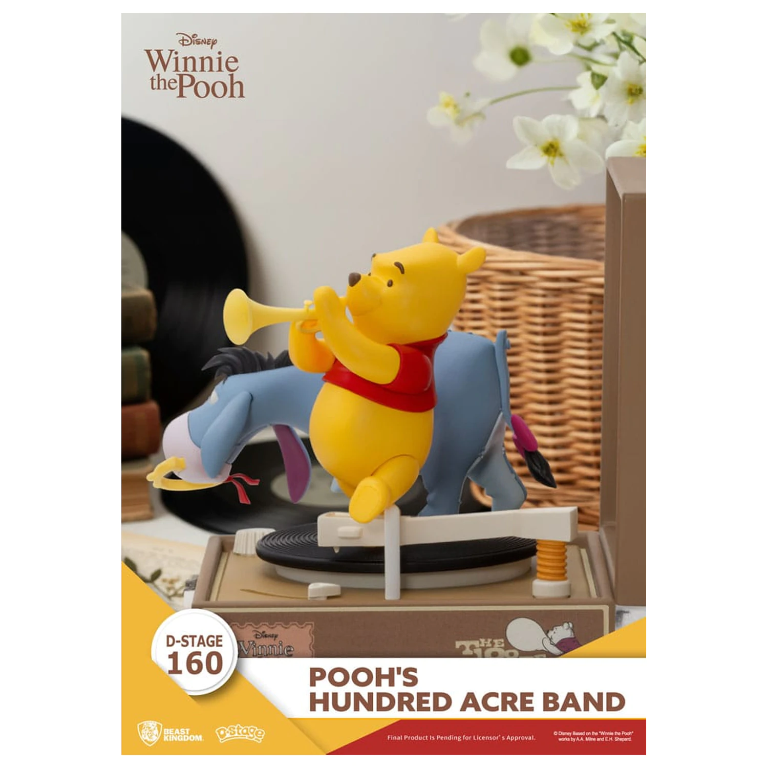 Winnie the Pooh Record Player Series PVC figura Pooh's Hundred Acre Band 12 cm fotografija proizvoda