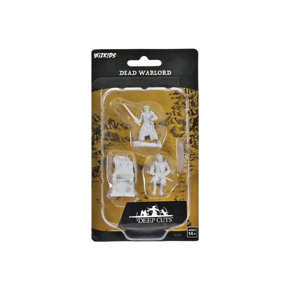 WizKids Deep Cuts Miniatures neobojane minijature pakiranje od 2 komada Dead Warlord fotografija proizvoda