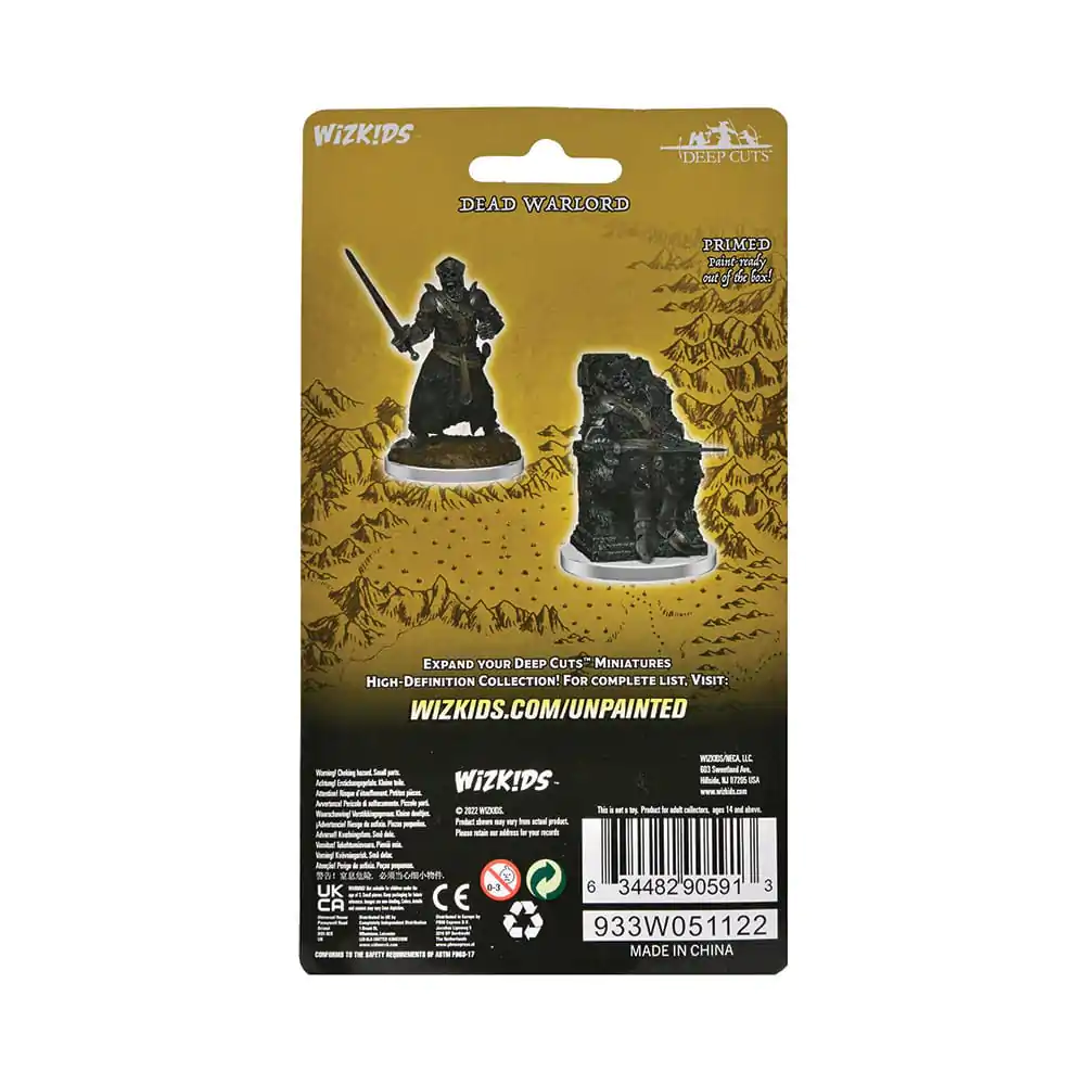 WizKids Deep Cuts Miniatures neobojane minijature pakiranje od 2 komada Dead Warlord fotografija proizvoda