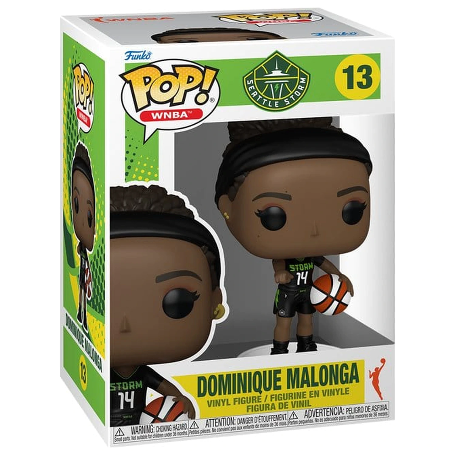 WNBA Legends Funko POP! Sports Vinyl figura Seattle Storm - Dominique Malonga 9 cm fotografija proizvoda