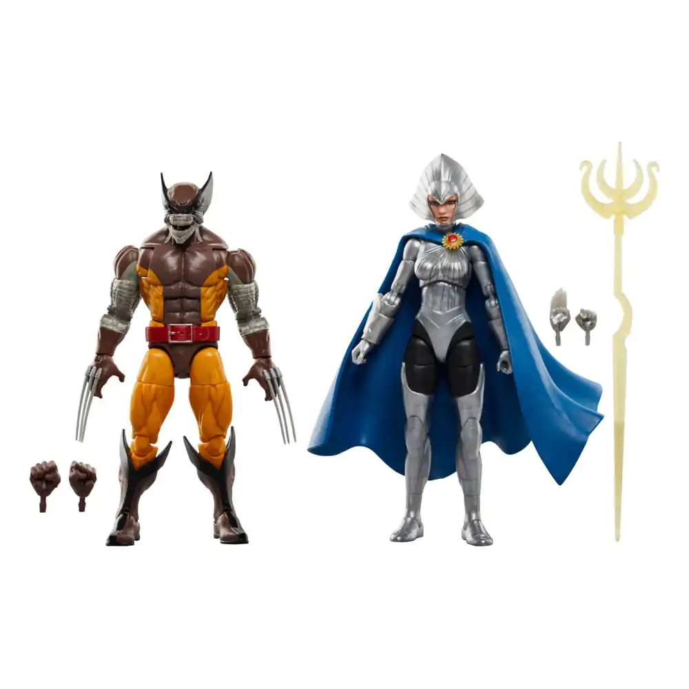 Wolverine 50th Anniversary Marvel Legends akcijska figura 2-Pack Wolverine & Lilandra Neramani 15 cm fotografija proizvoda