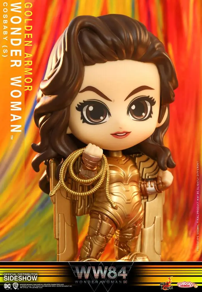 Wonder Woman 1984 Cosbaby (S) Mini Figura Golden Armor Wonder Woman 10 cm fotografija proizvoda