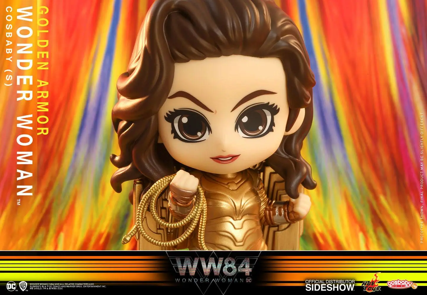 Wonder Woman 1984 Cosbaby (S) Mini Figura Golden Armor Wonder Woman 10 cm fotografija proizvoda